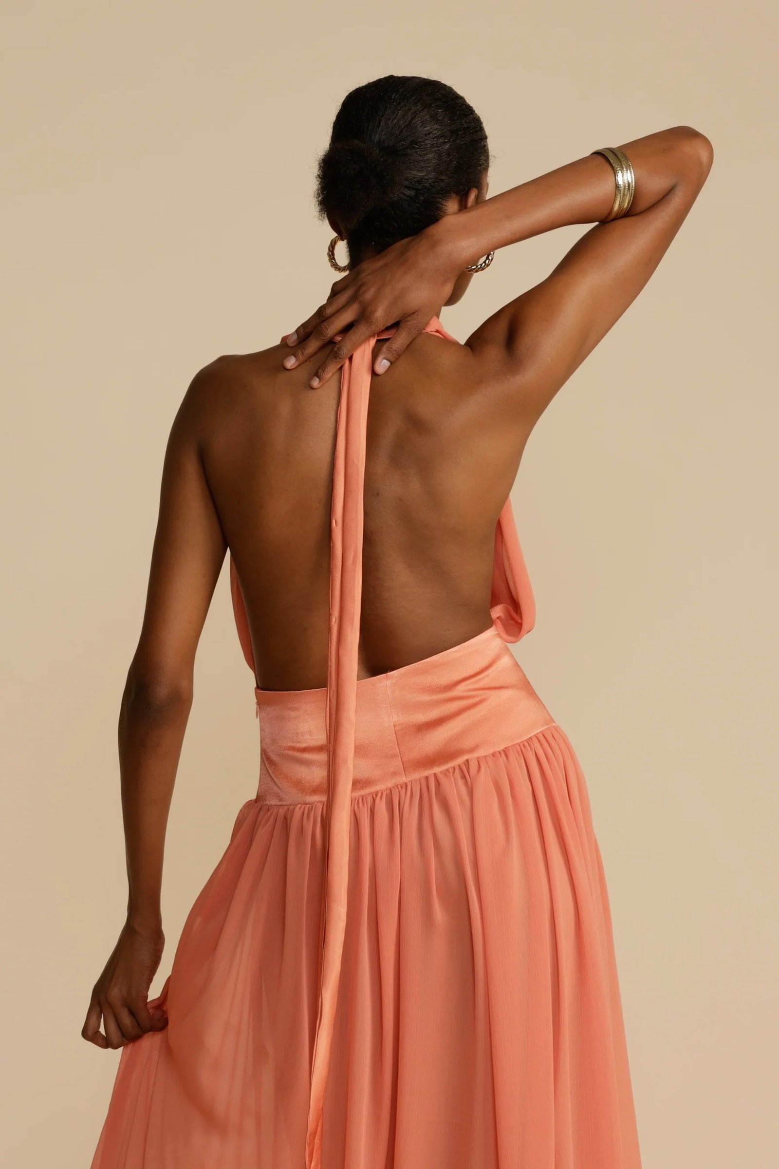 ARCINA ORI SERENA DRESS - CORAL photo 7