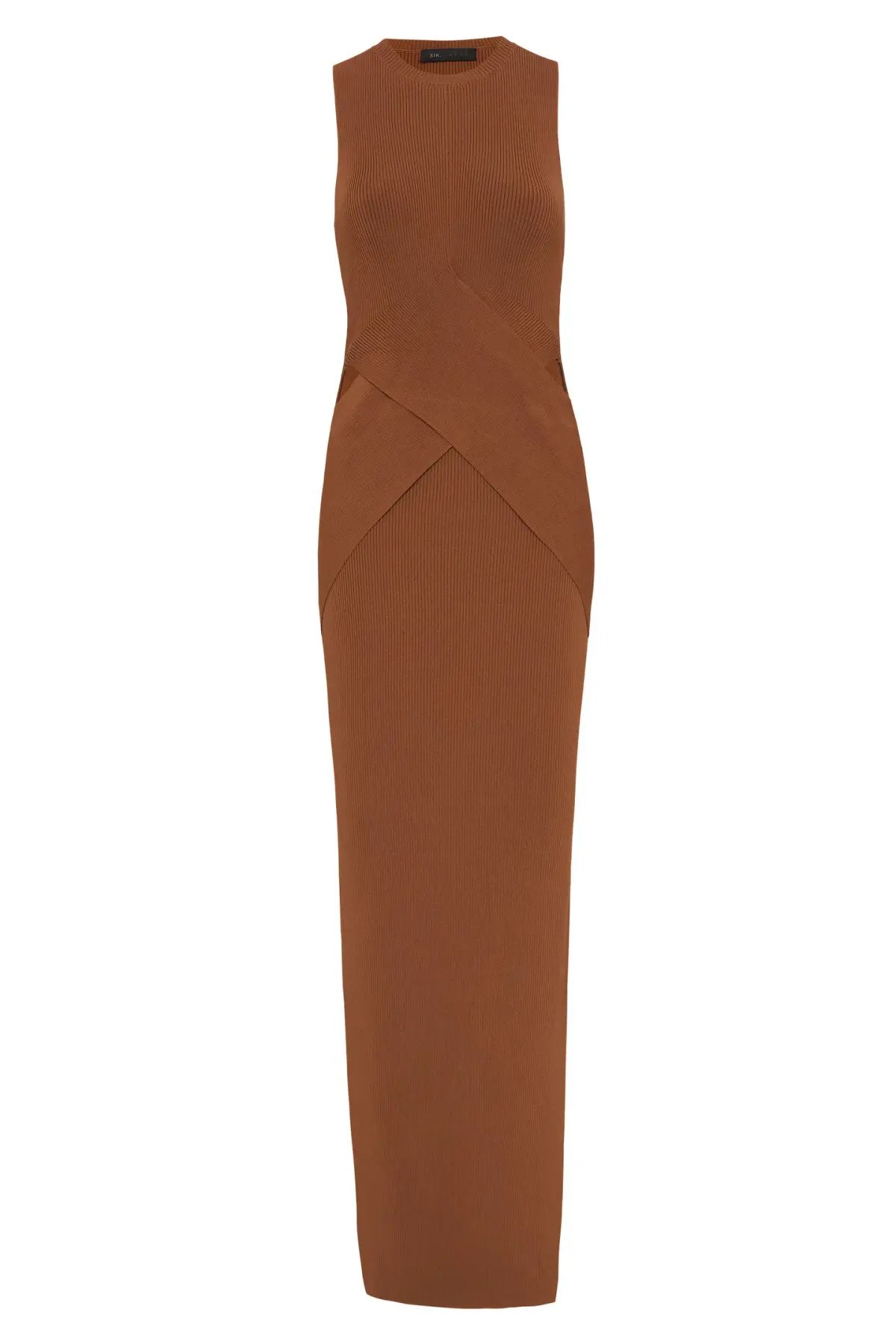 Sir the Label Hazel Josephine Sleeveless Dress in Brown Size 0 photo 6