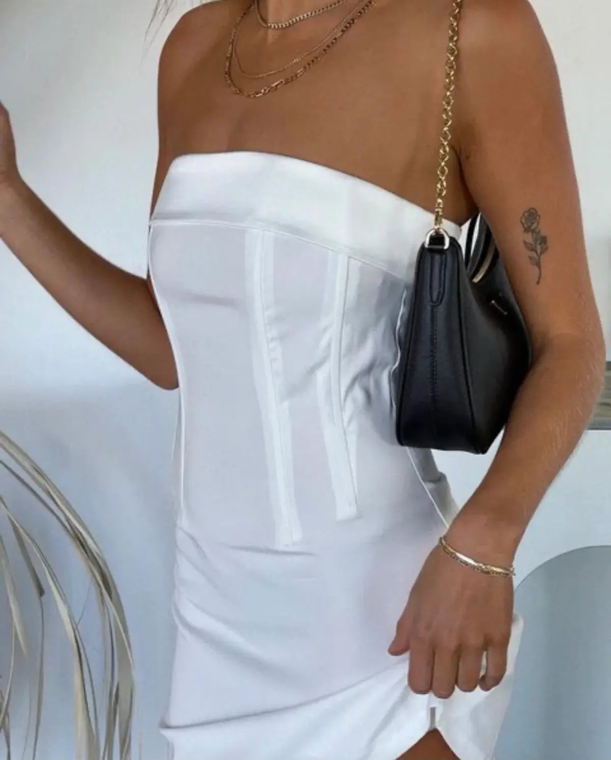 With Jean Chloe Corset White Size XS/ Au 6 photo 2