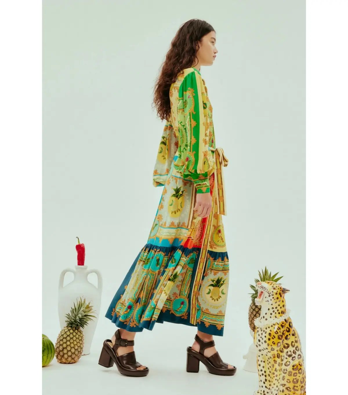 Alémais La Musica Shirtdress Multi Size 10 photo 3