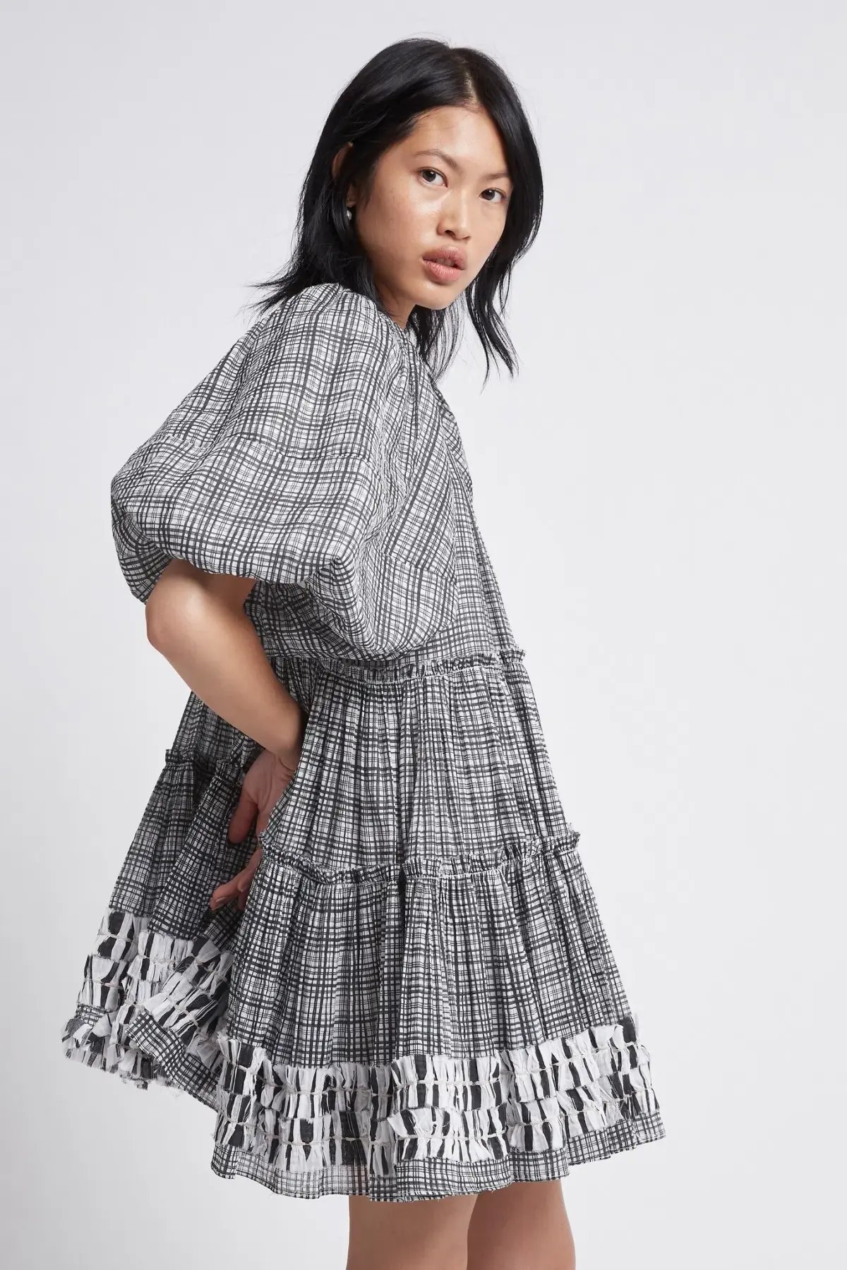 Aje Memento Mini Dress Print Size 8 photo 6