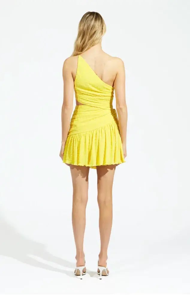 Alice McCall Lolita Mini Dress Yellow Size 12 / L photo 3