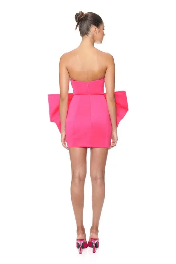 Eliya The Label Paris Mini Dress Pink Size 10 photo 2