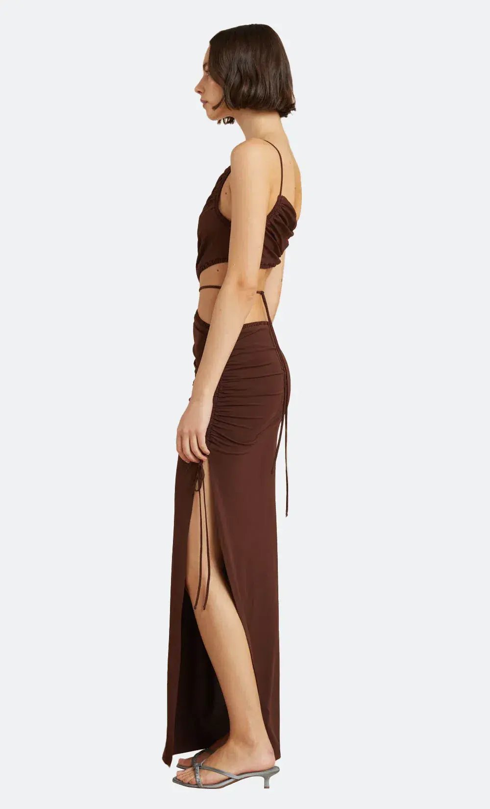Bec & Bridge Dilkon Maxi Dress Brown Size AU 6 photo 3