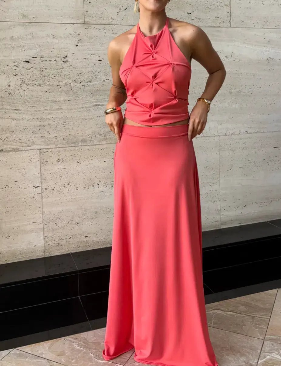 Donna's Daughter Co Suki Set Coral Size 6 photo 2