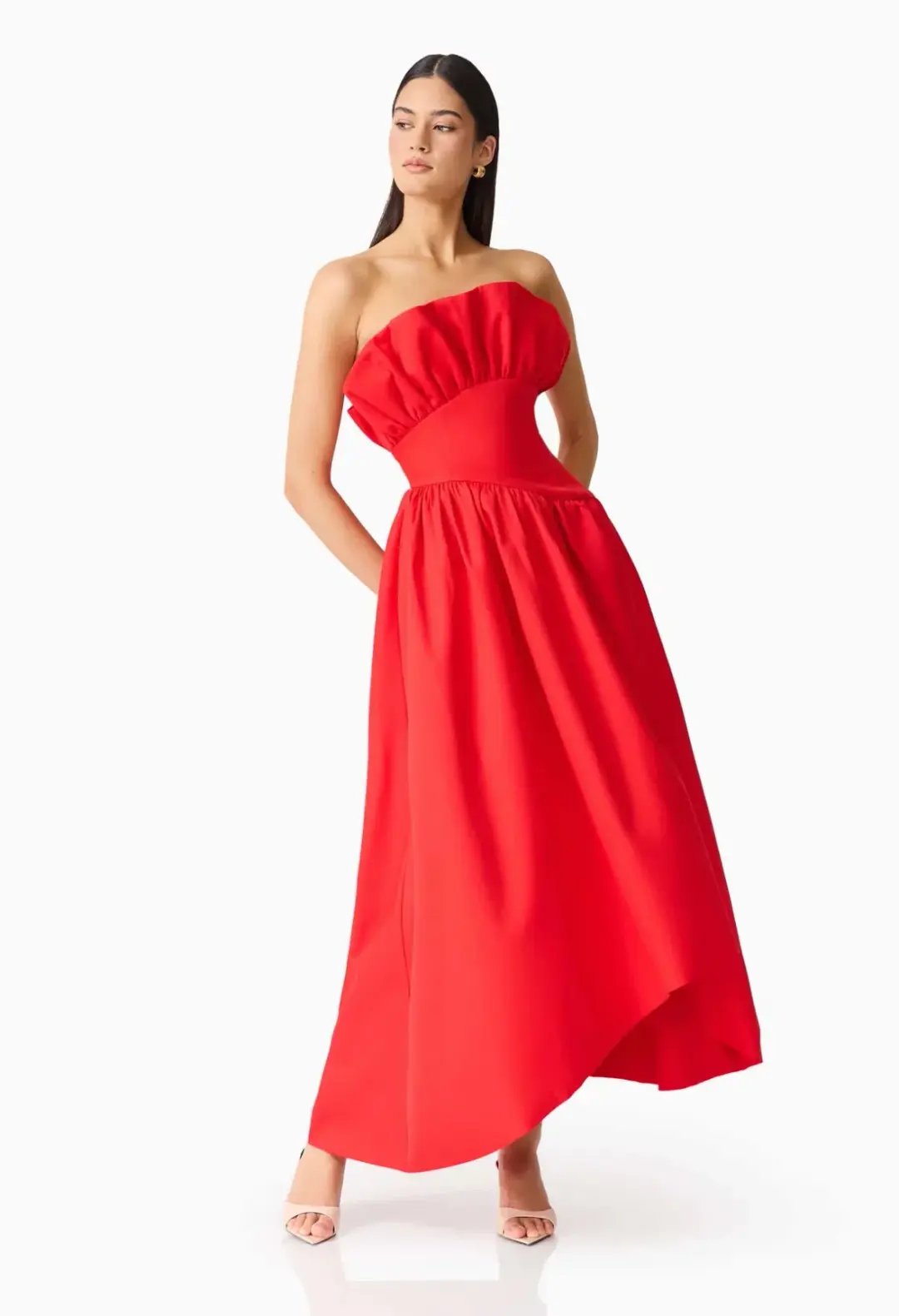Elliatt Laurel Gown Dress Red Size 12 / L photo 2