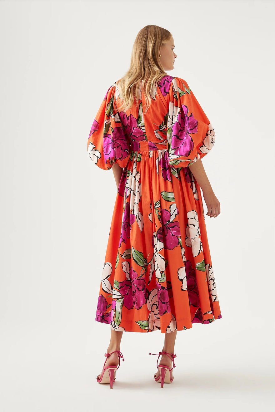Aje Marlene Floral Midi Dress photo 4