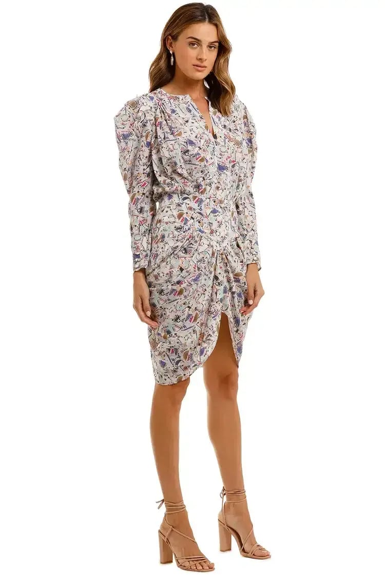 Isabel Marant Margaretia Short Dress Multi Size AU 10 photo 2