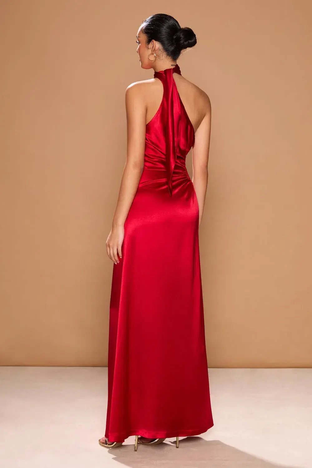 Sonya Moda Alia Dress in Sorrento Red Size 14 photo 3