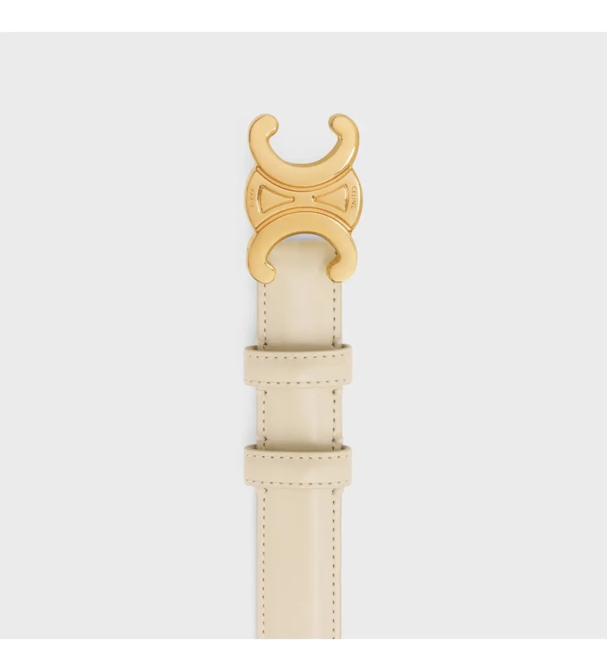 Celine Triomphe Belt in Pampa 2.5 CM in Size 80 photo 3