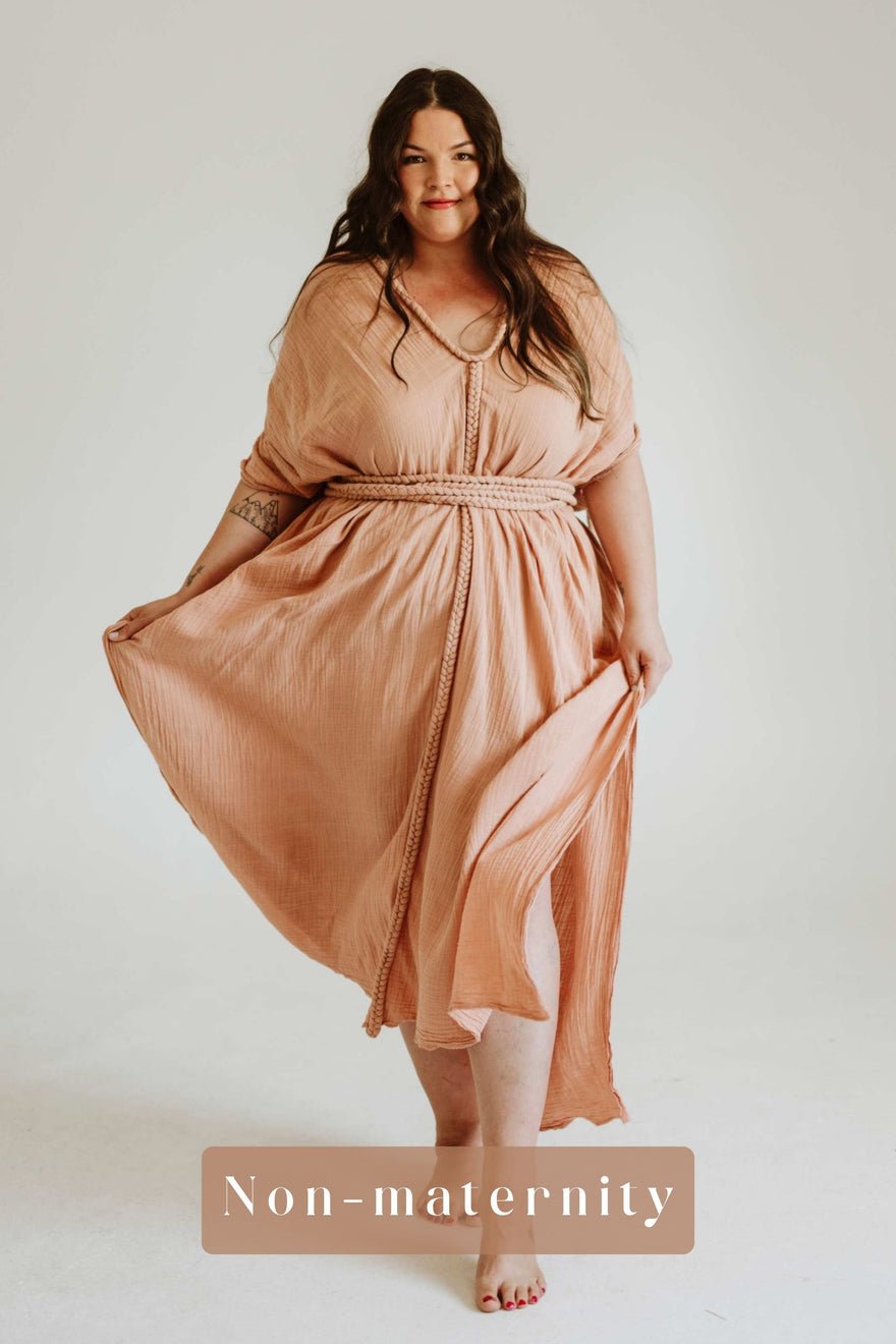 Chic Le Frique Ophelia Maxi Dress - Salmon Pink photo 4