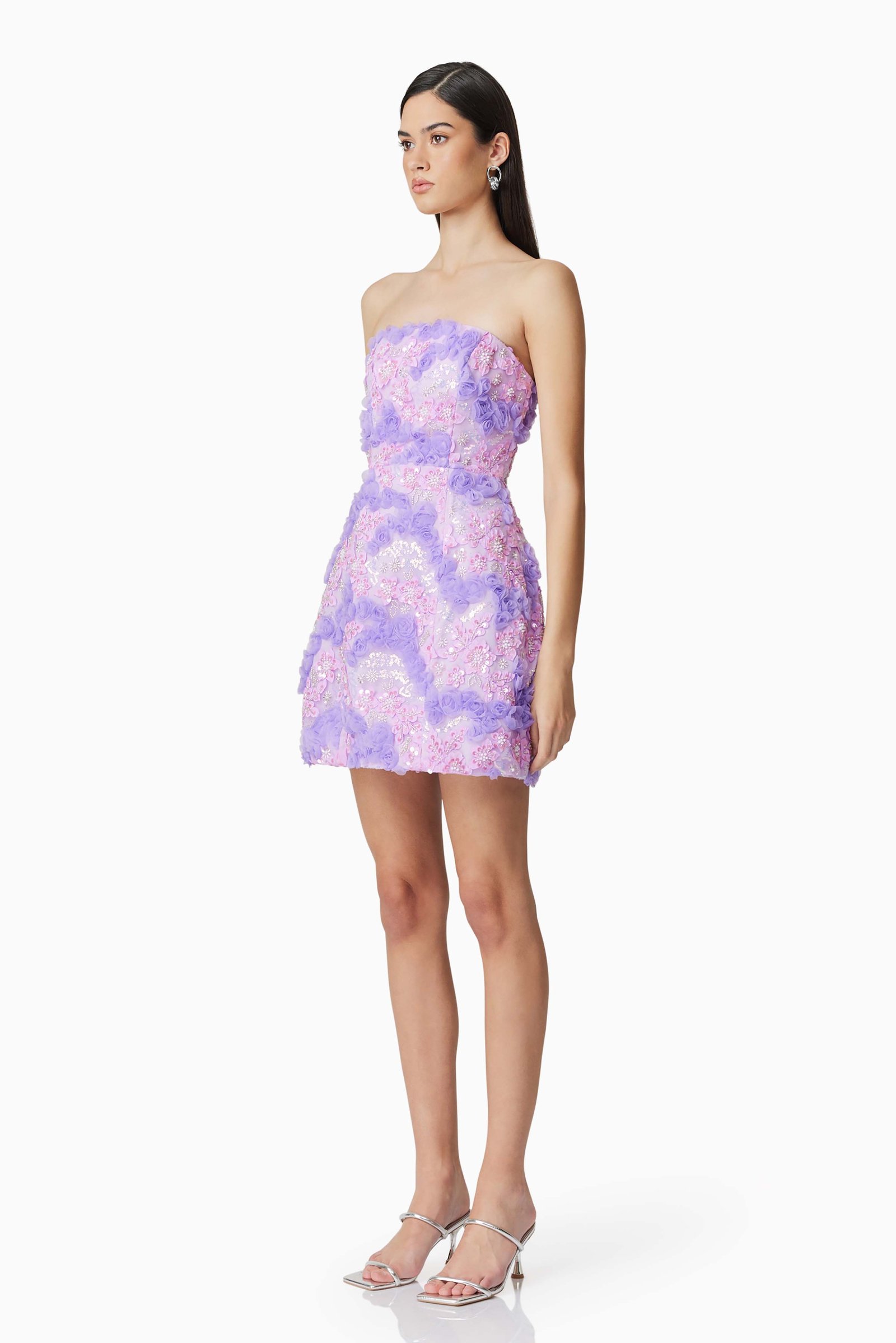 ELLIATT VONNI PARTY DRESS - PURPLE MULTI photo 5