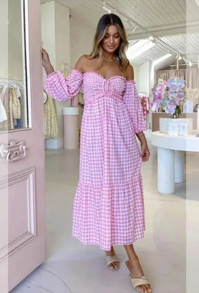 Steele Jacques Dress Pink Size 10 photo 2