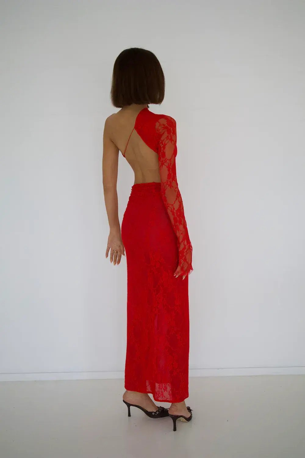 Deconduart Quinta Gown Red Size 8 photo 2
