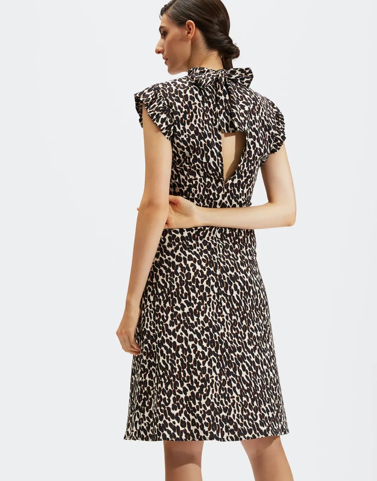 La Double J  Bon Ton Dress Leopard Print Size 10 photo 2