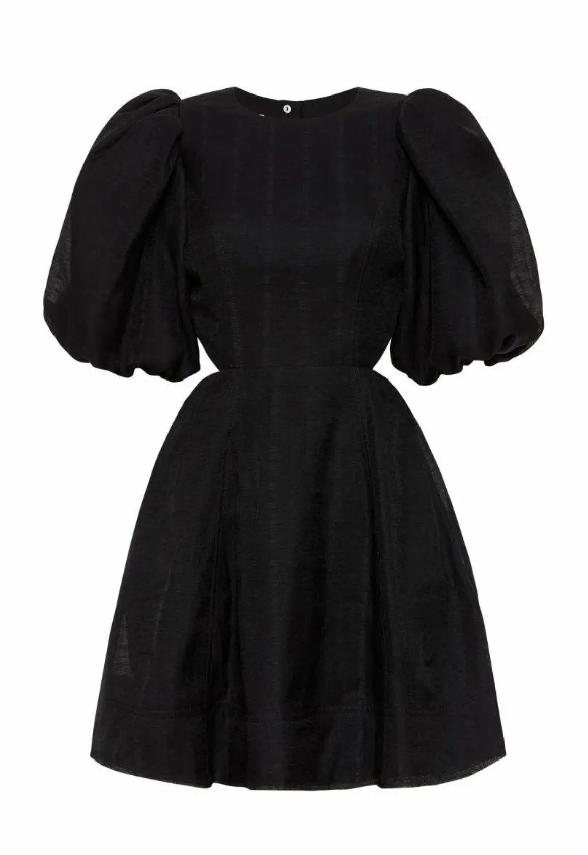 Aje Bouquet Puff Sleeve Mini Dress Black Size 12 / L photo 5