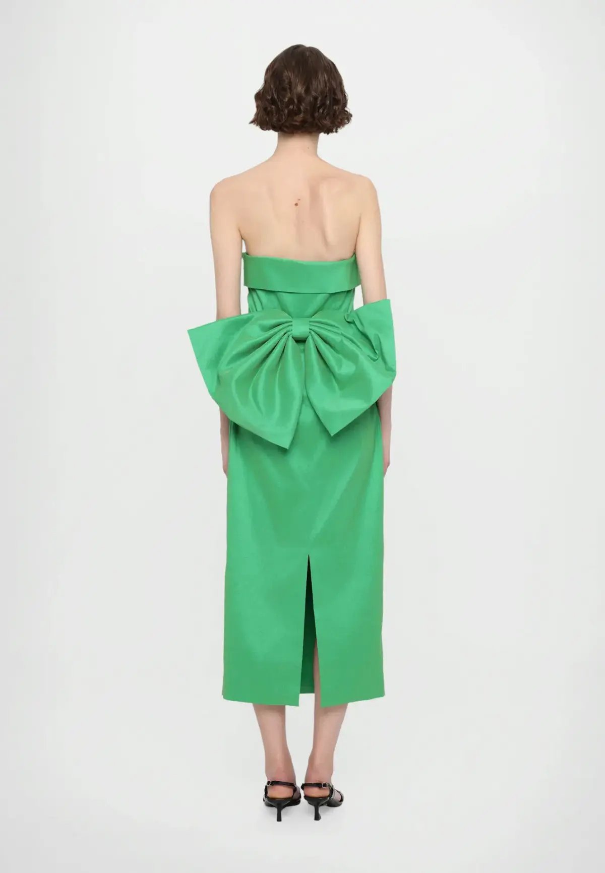 Rachel Gilbert Birdie Bow Dress in Green Size 2 / 10 AU photo 3