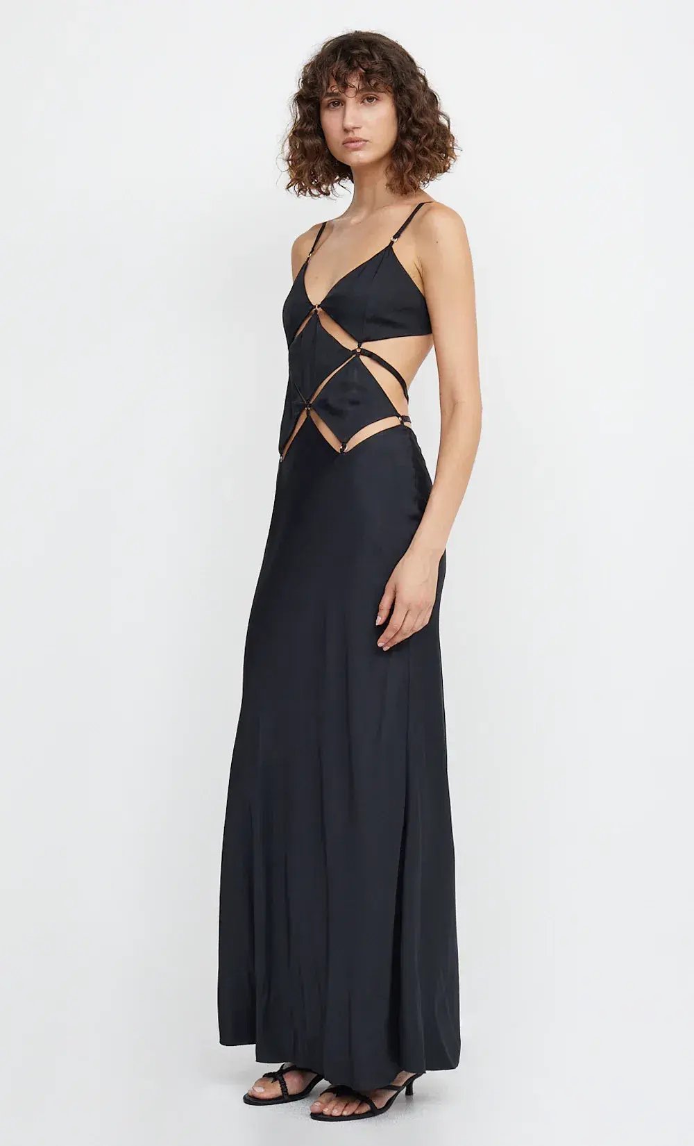 Bec & Bridge Diamond Days Strap Maxi Dress Black Size S / AU 8 photo 2