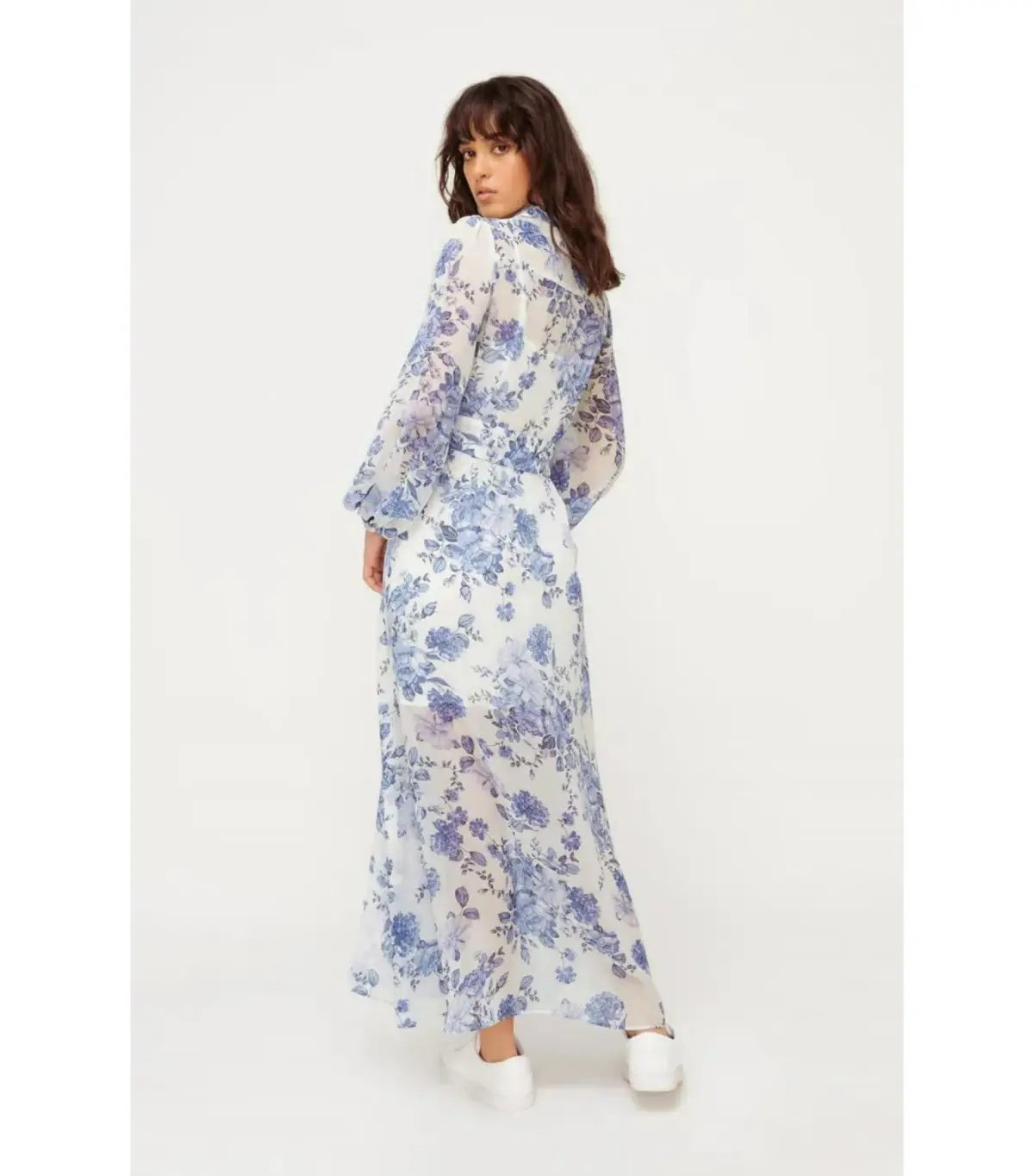 Sheike Bella Blue Maxi Dress Floral Size AU 14 photo 4