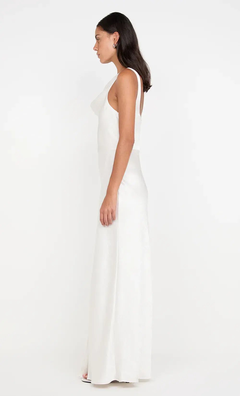 Bec And Bridge Austen Cowl Neck Maxi Dress In Ivory Size AU 10 photo 3
