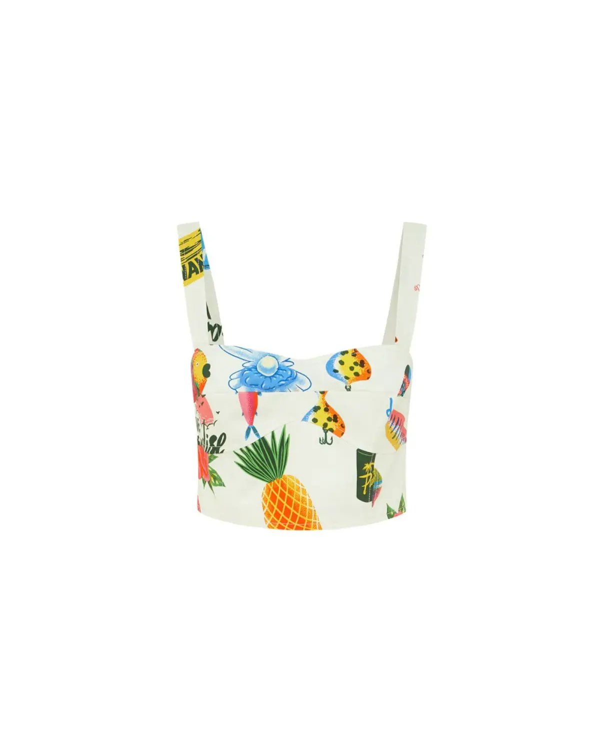 Alemais Samaki Crop Top and Pants Print Size AU 14 photo 4