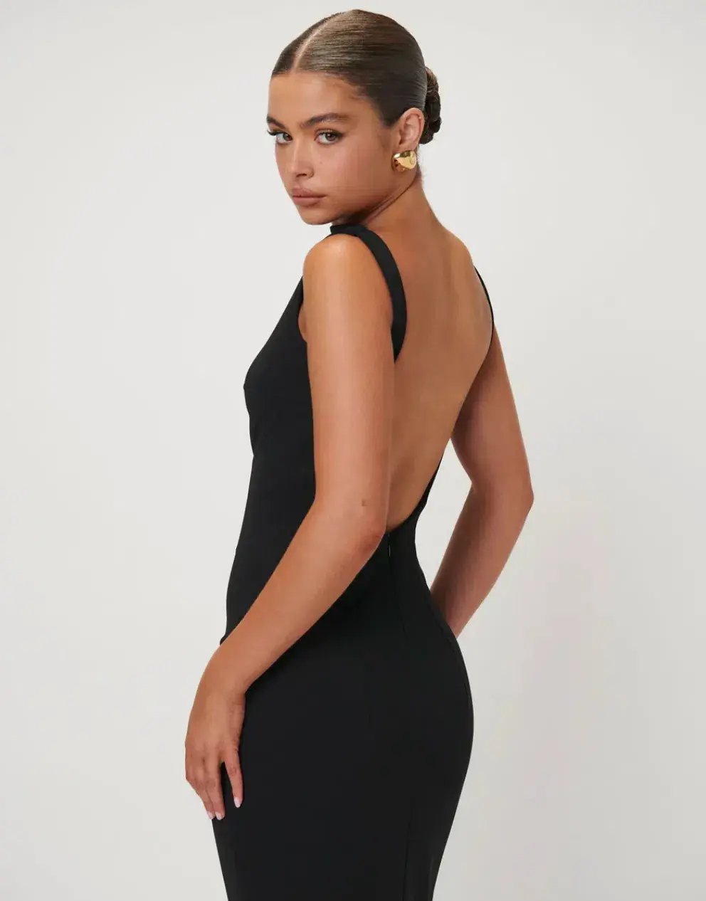 Effie Kats Verona Gown Black Size S / AU 8 photo 3