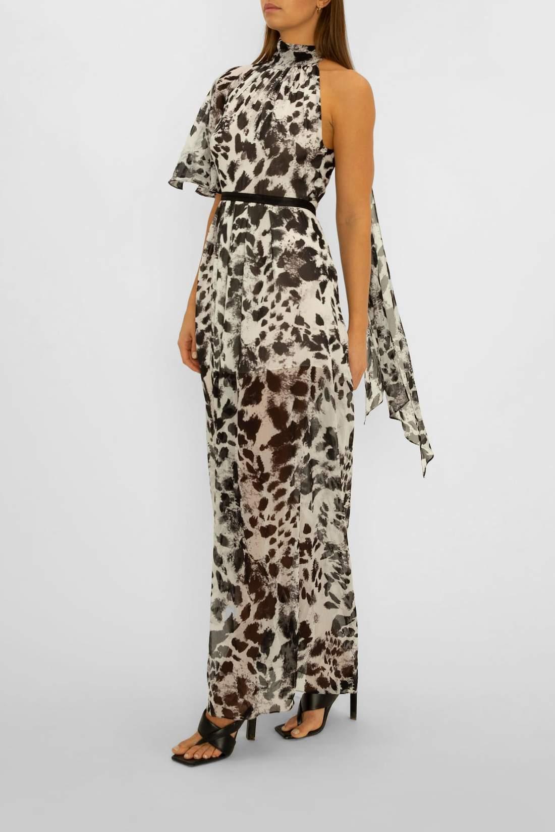 Carla Zampatti Garden Party Dress Print Size 6 photo 2