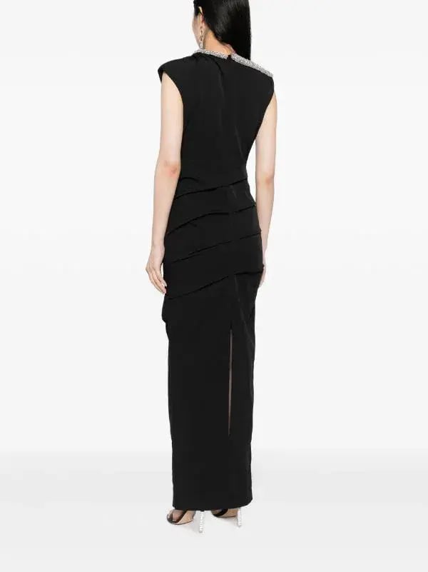 Rachel Gilbert Farley Gown Black Size 2 / AU 10 photo 3