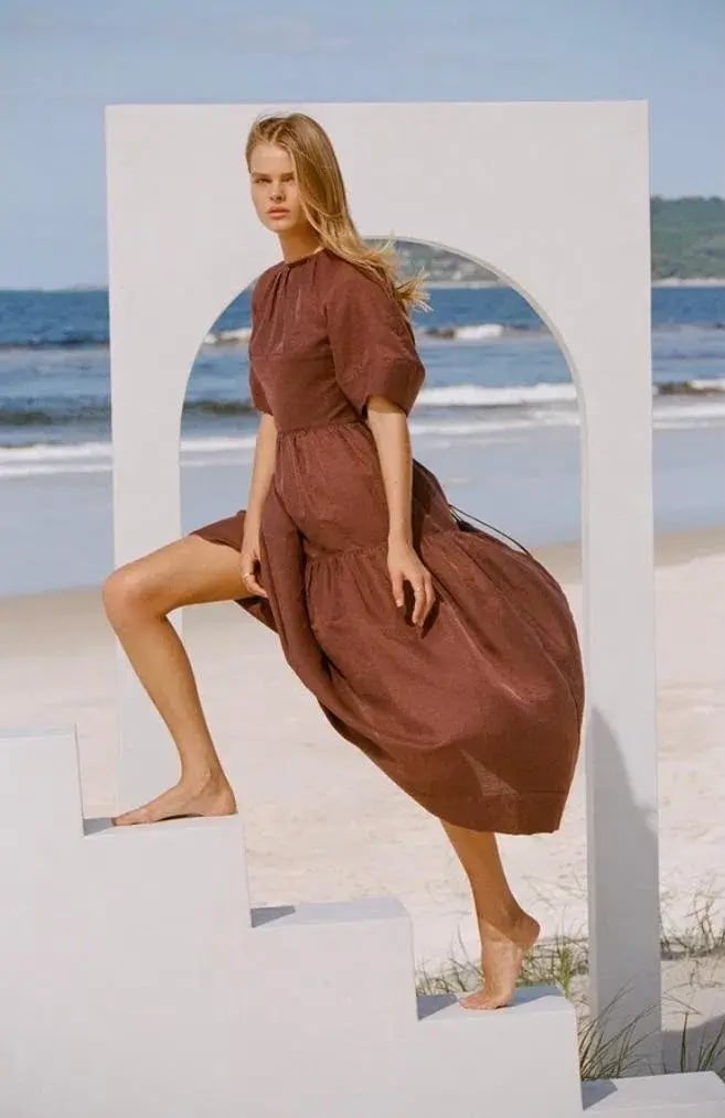 Shona Joy Open Back Midi Dress photo 7