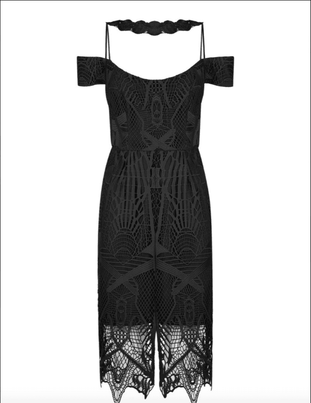 White Suede Pretty woman lace dress size 8 photo 2