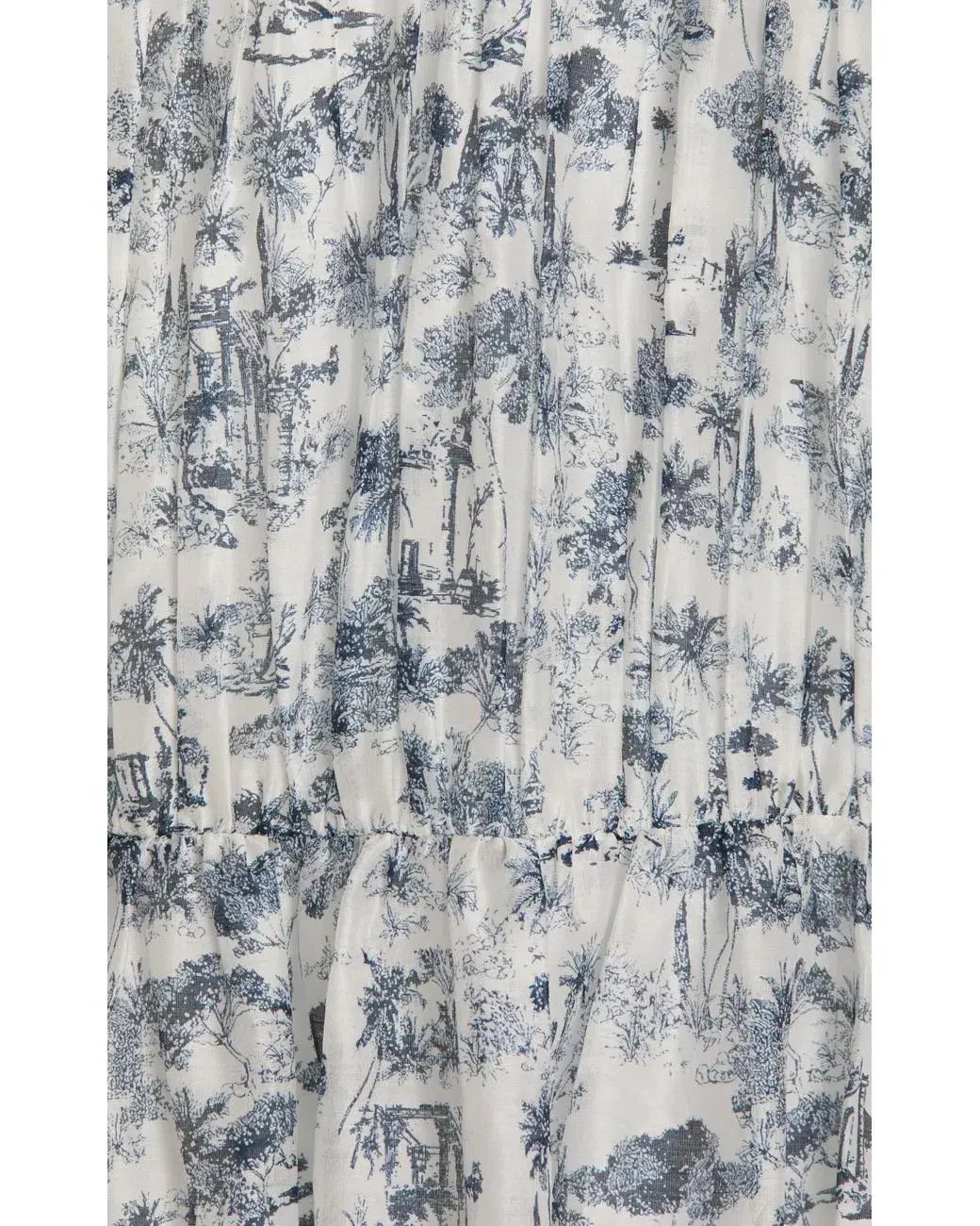 Sir the Label Dimitri Printed Cotton Silk Strapless Midi Dress Print Size XS / AU 6 photo 4