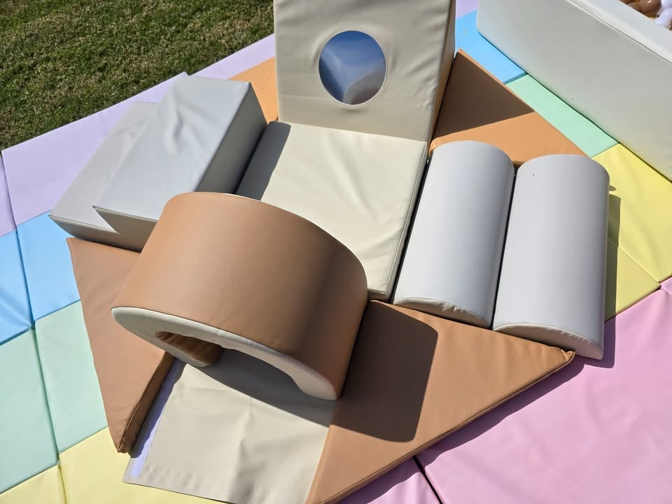Beige bliss softplay package Hire photo 5