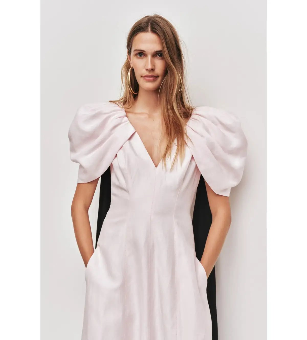 Aje Bisou Midi Dress Pastel Pink Size AU 10 photo 2