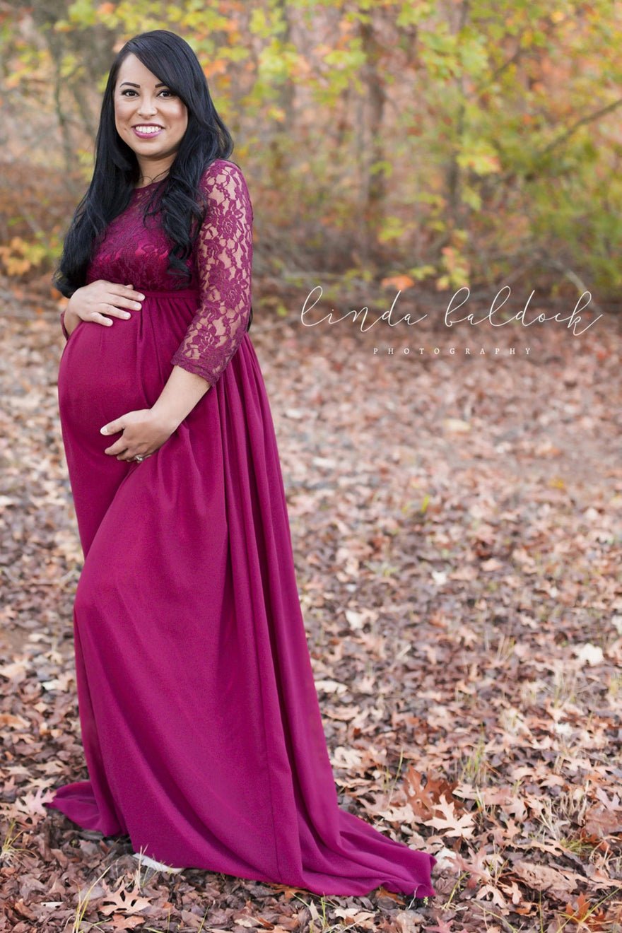 Mama Rentals Scarlett Lace Maxi Dress photo 4
