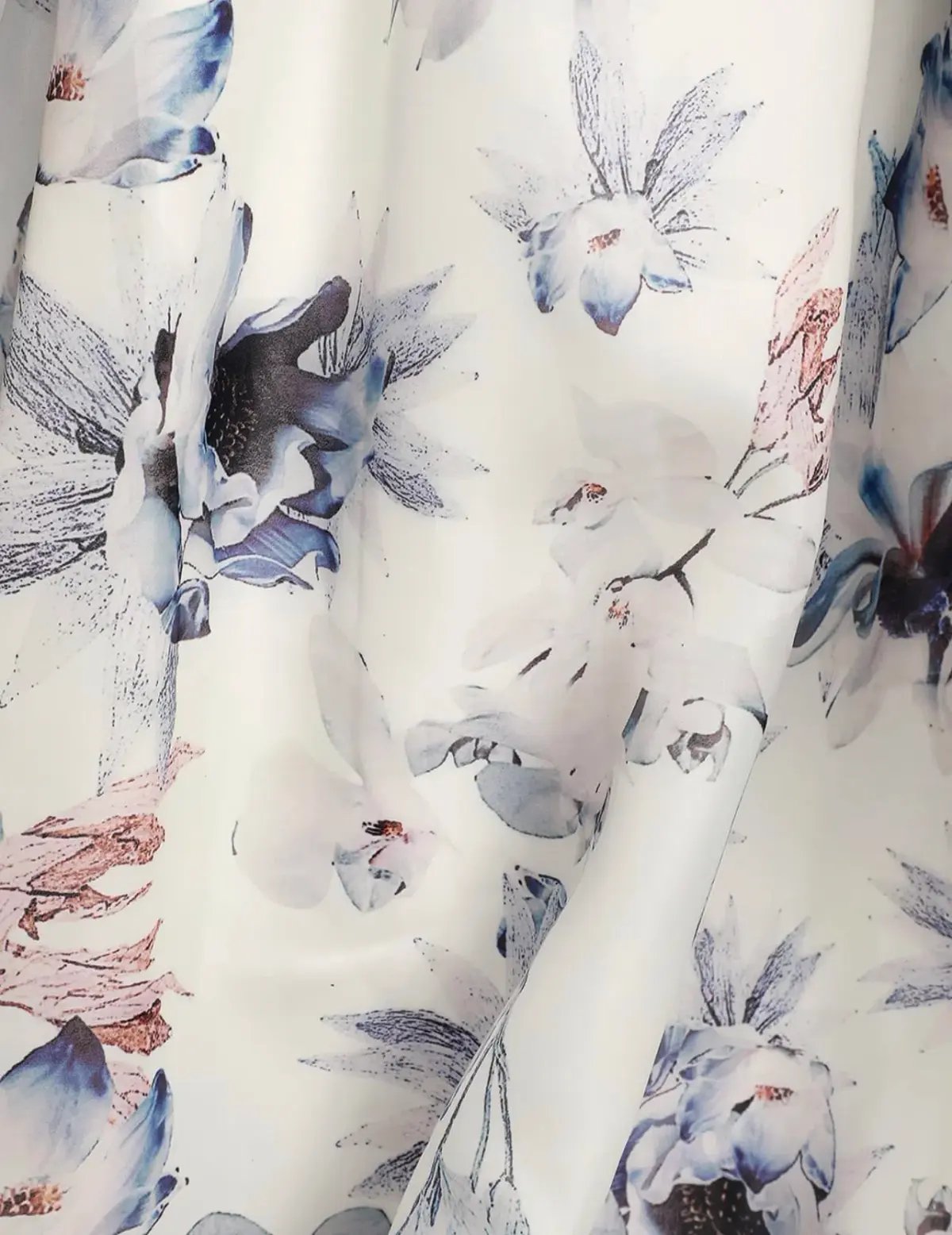Bariano Josephine One Shoulder High Low Gown Floral Size 6 photo 5