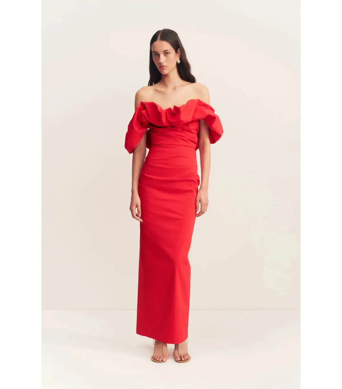 Reformation Raewyn Knit Dress Red Size AU 8 photo 6