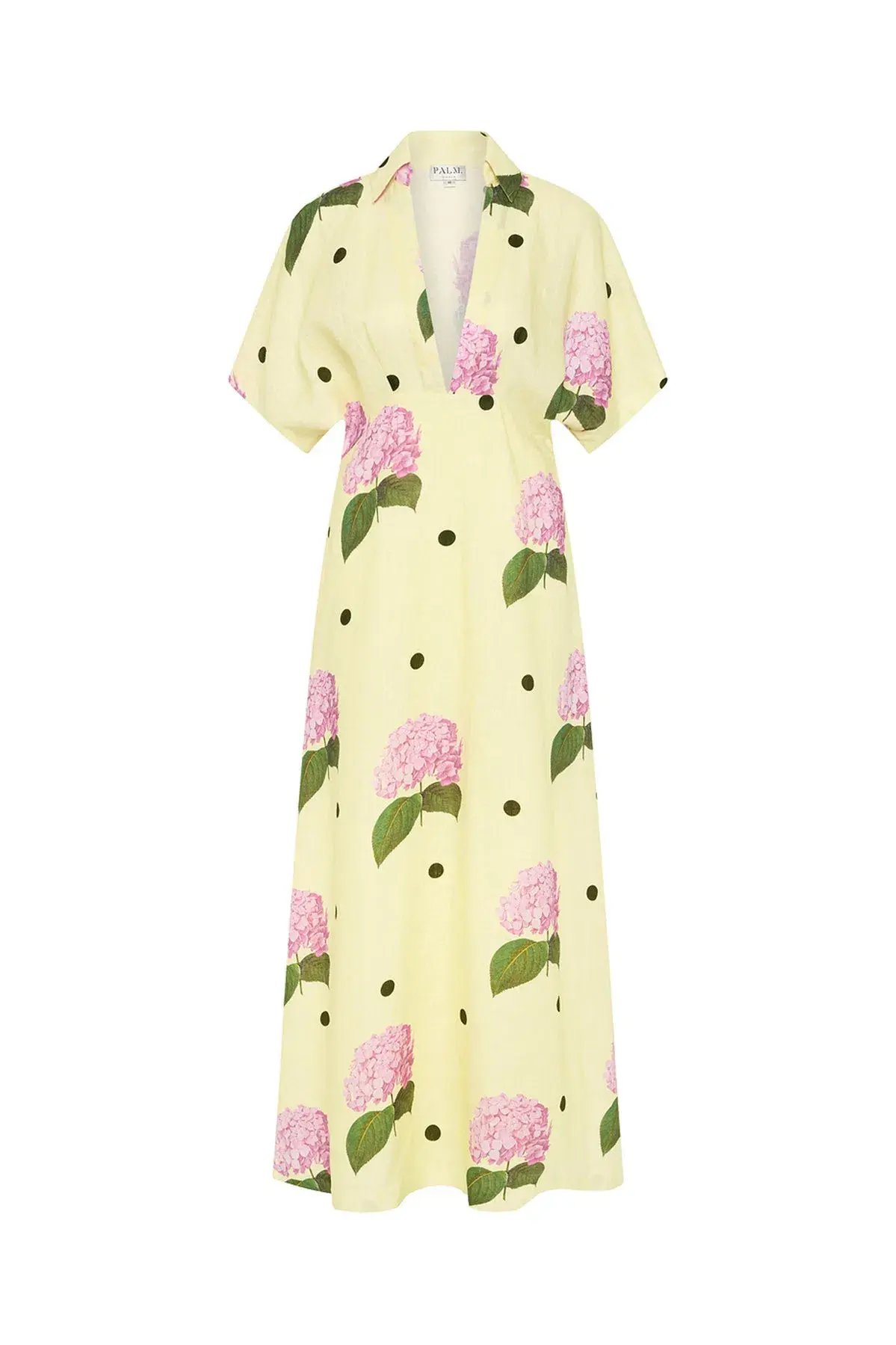 Palm Noosa Jasmine Dress Yellow Floral Size AU 12 photo 3