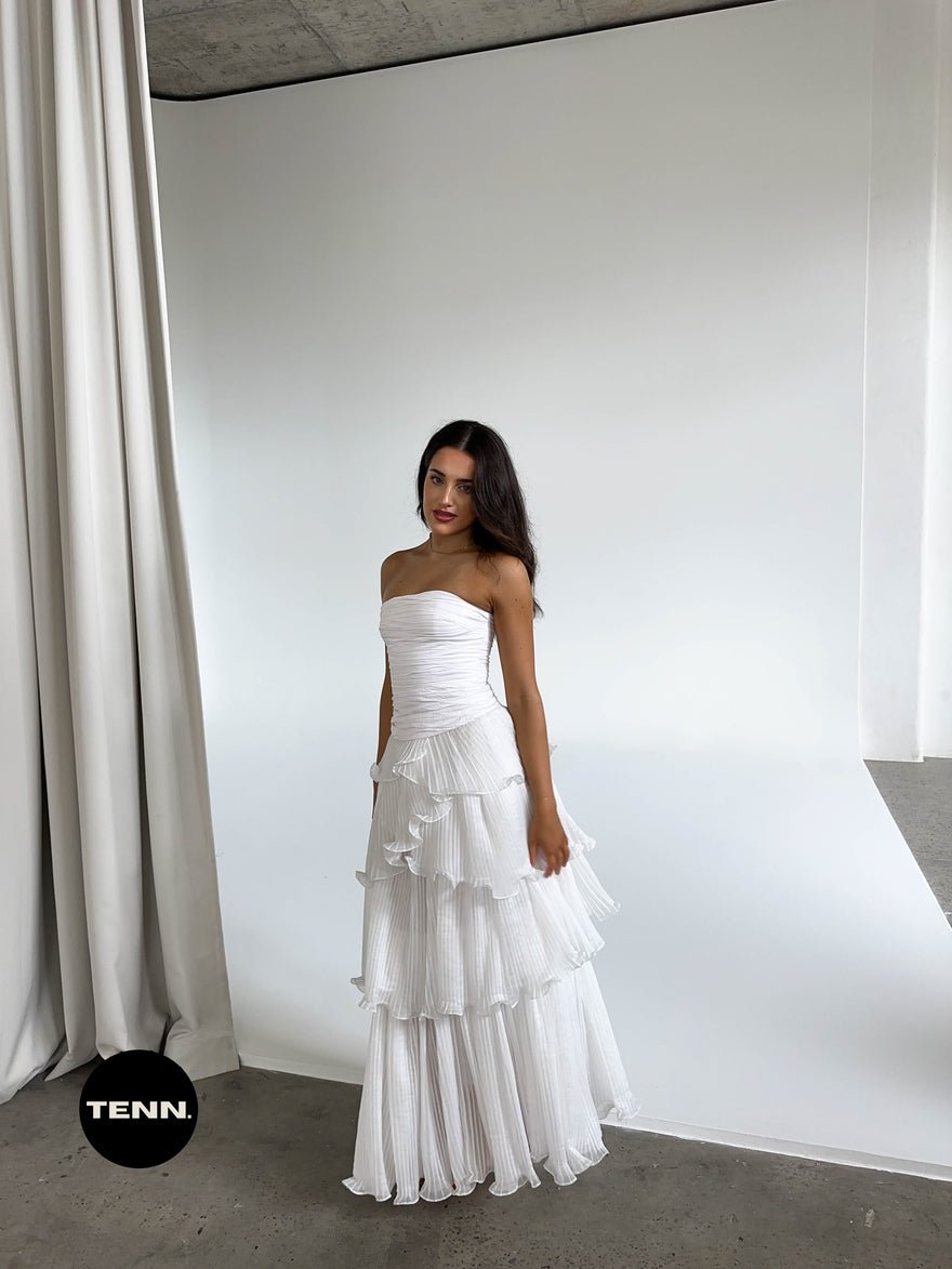 Aje Sunbeam Bustier & Cosmos Tiered Maxi Skirt photo 4