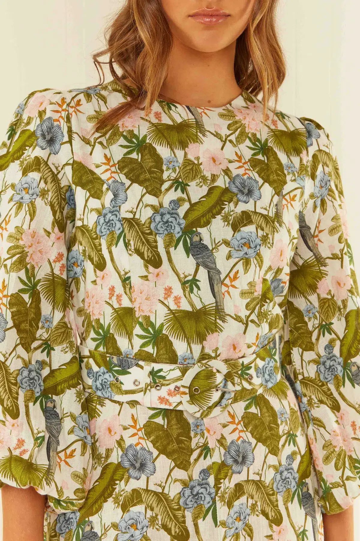 Palm Noosa Melrose Midi Dress in Jungle Print Size 8 photo 2
