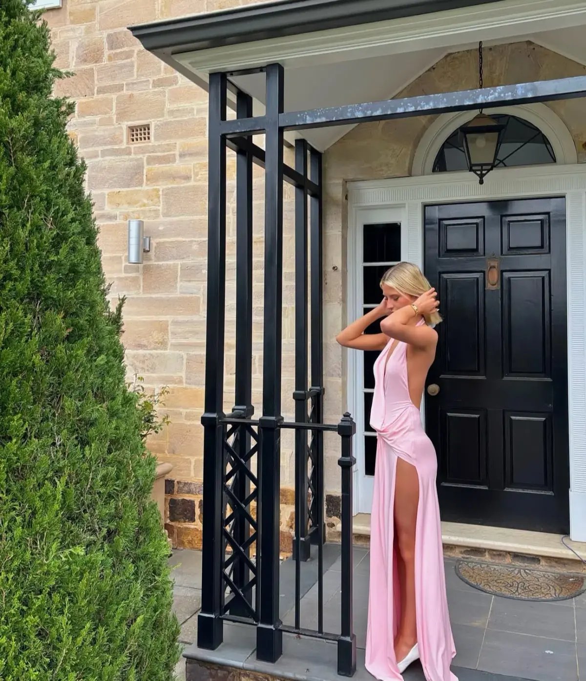 Natalie Rolt Winona Maxi Gown Blossom Pink Size 1 / AU 8 photo 4