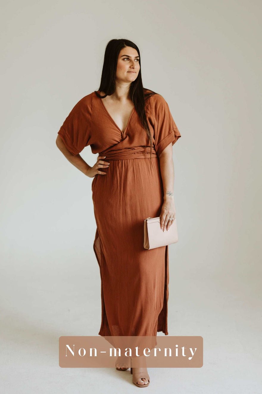 Hazel & Folk Melody Maxi Gown - Cinnamon photo 3