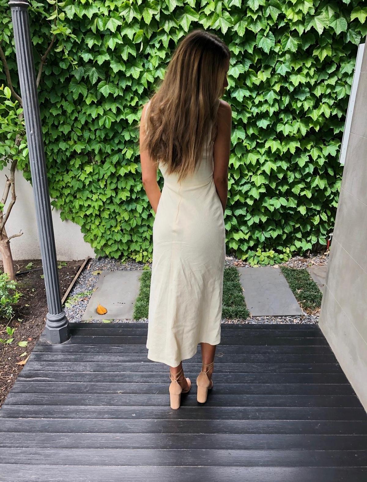 Bec & Bridge ANA MIDI DRESS - BUTTER size 6 photo 2