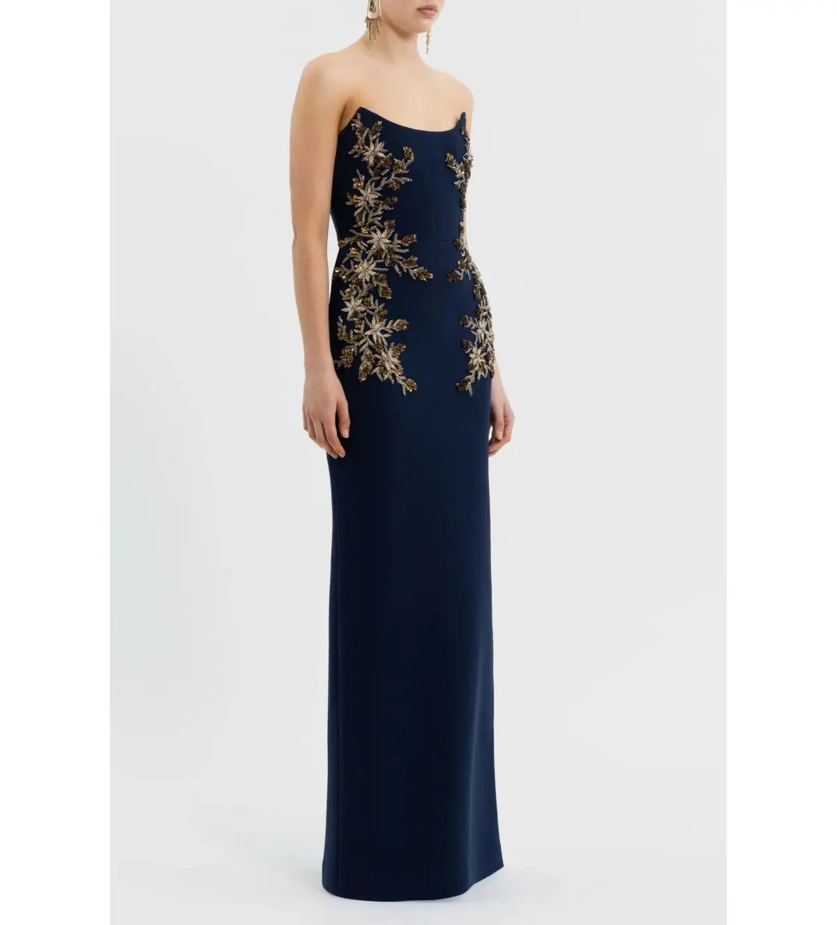 Rebecca Vallance Orla Gown Navy Size AU 6 photo 2