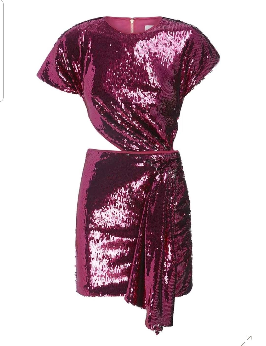 Alice McCall Orchid Mini Dress Dahlia Pink Size 4 photo 3
