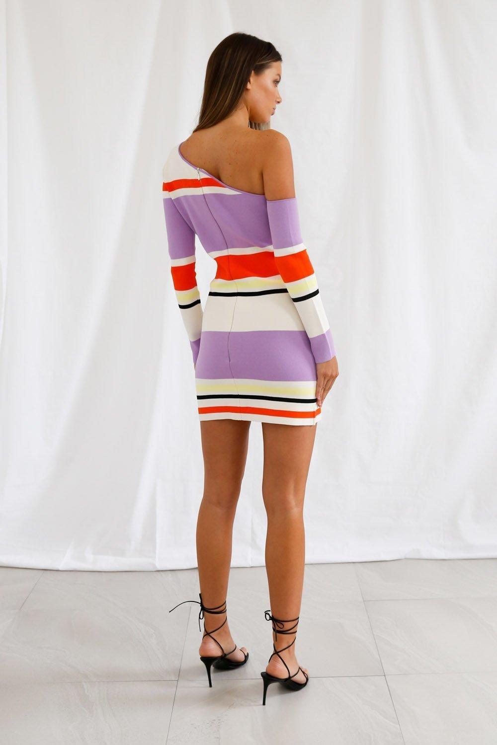 San Sloane Erika Dress Stripe Size 8 photo 2