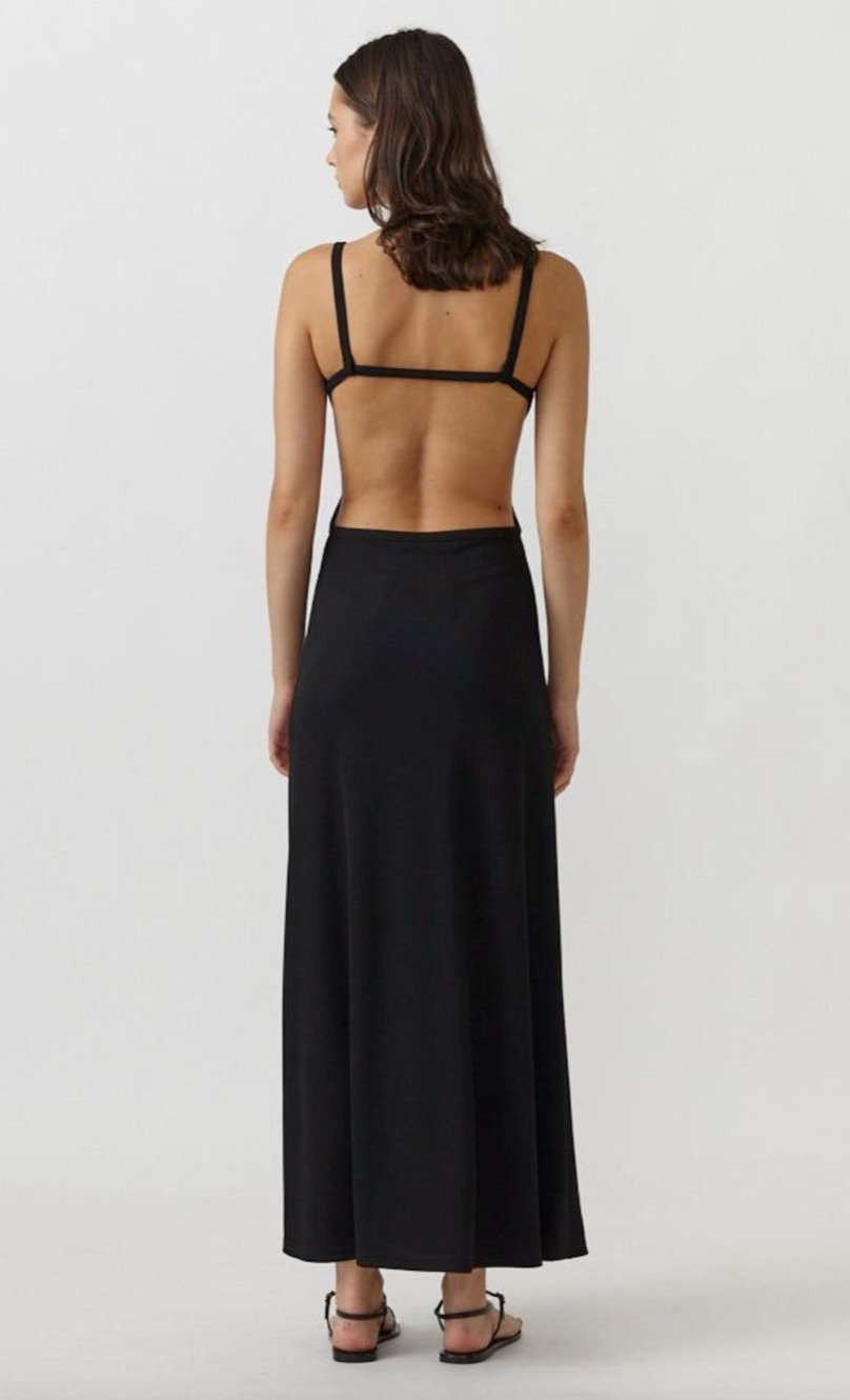 Christopher Esber Backless Wire Dress Black photo 2