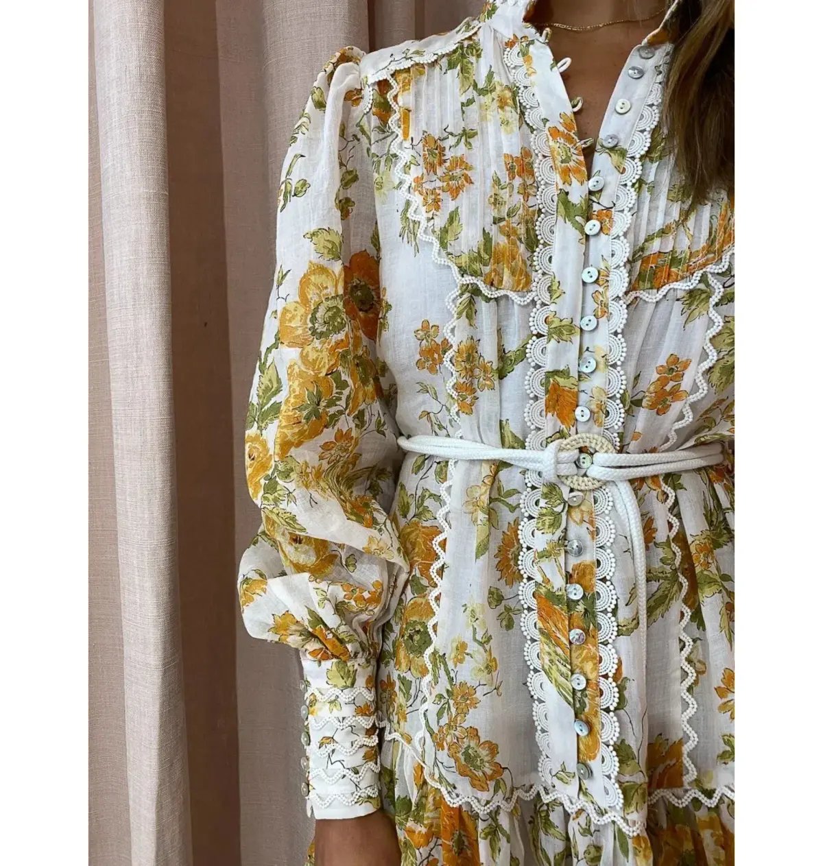 Alemais Songbird Mini Dress Print Size AU 8 photo 3