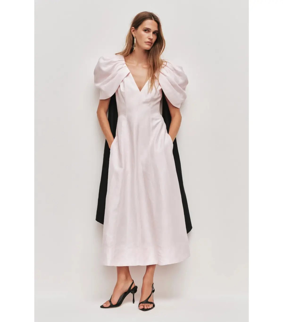 Aje Bisou Midi Dress Pastel pink Size 8 photo 2