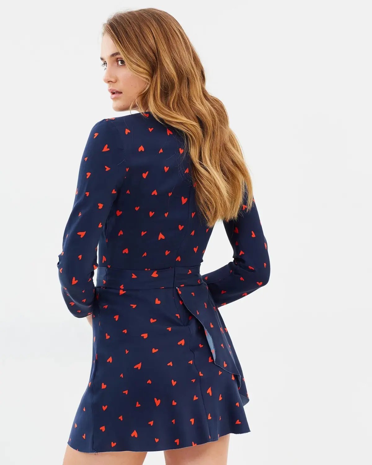 Bec & Bridge Love Spell Mini Dress Navy Red Size 10 photo 8