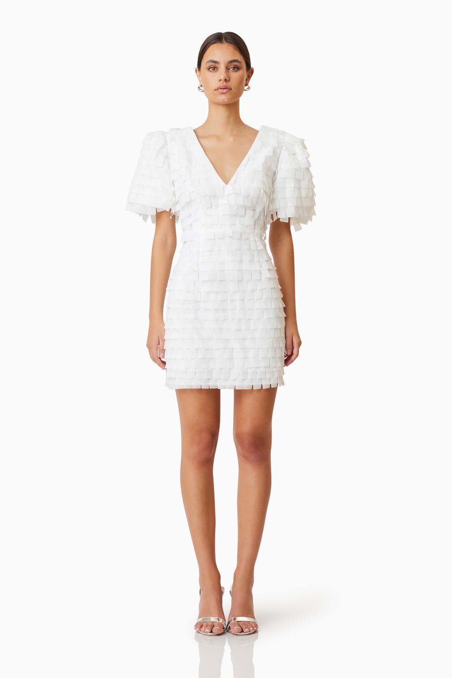 Elliatt Hailey Mini Dress - White photo 2